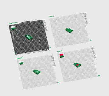 Letrero o emblema decorativo: KSA Map Can Opener — vista de referencia 3