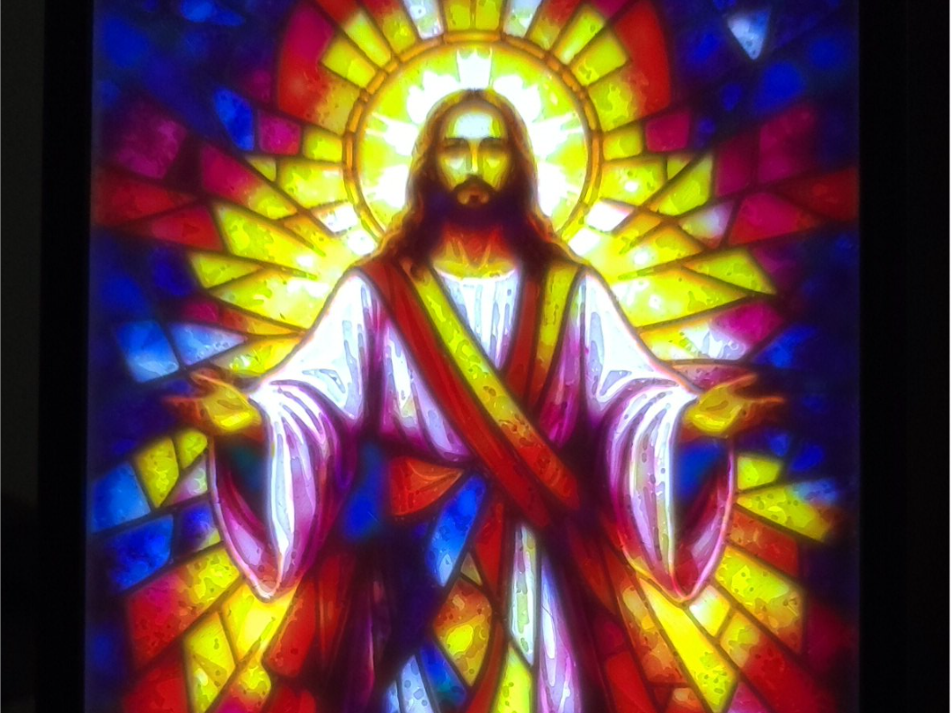 Stained Glass Jesus
