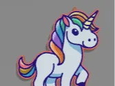 Cute Unicorn keychain