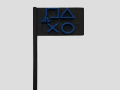 Bandera PlayStation para Dummy 13 Accesorio Gamer