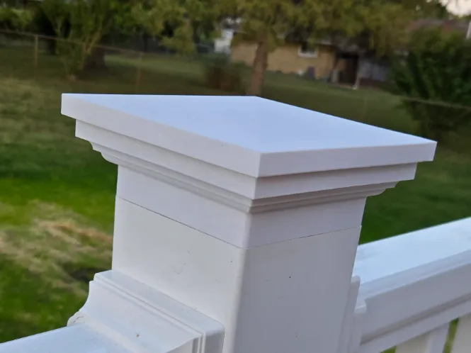 Deck post topper for 4in X 4in Composite sleeve
