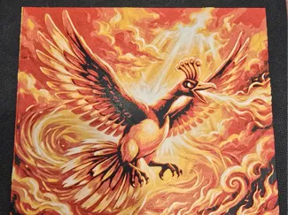 Ho-Oh – Legendary Pokémon | 4-Color 15x15cm
