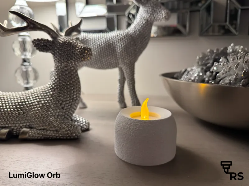 LumiGlow Orb - Tea Light Holder