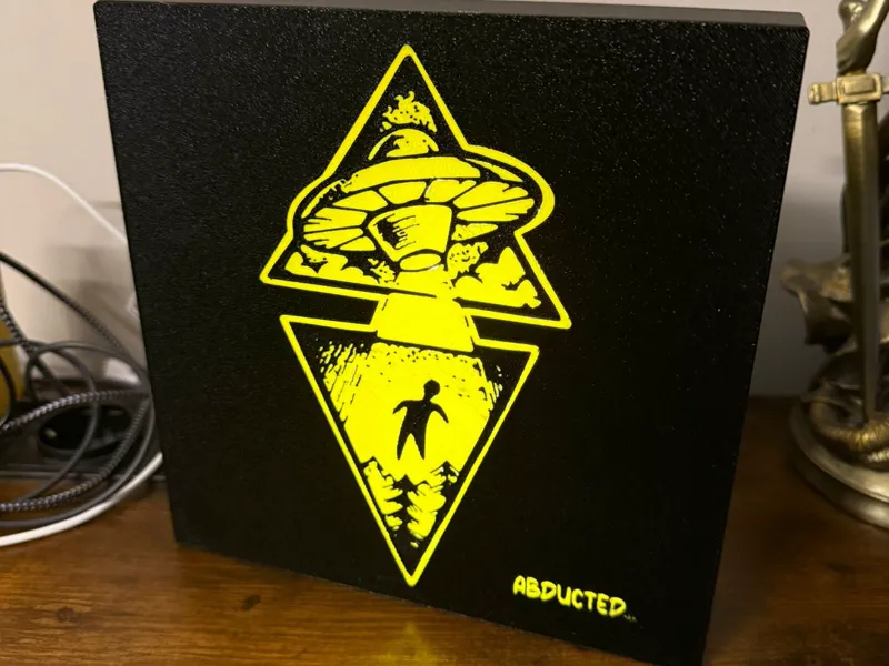 Abducted Alien Sign