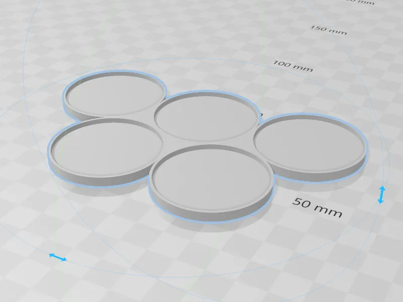 Movement Trays for 40mm Bases for Wargaming 1x5 and 1x10