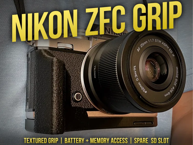 Camera Grip for Nikon Zfc