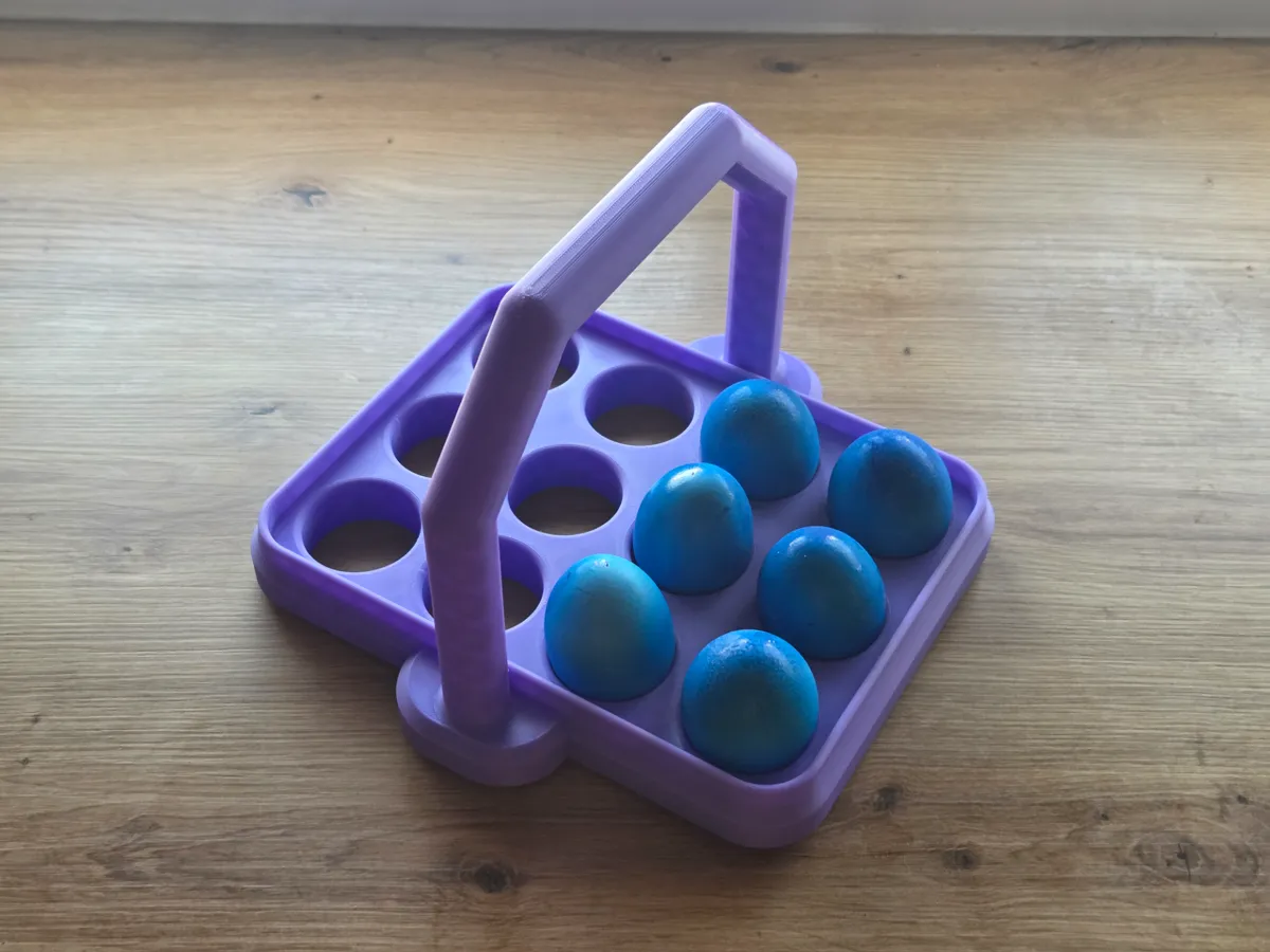 Chicken Egg Holder / Collecting Basket - Free 3D Print Model - MakerWorld