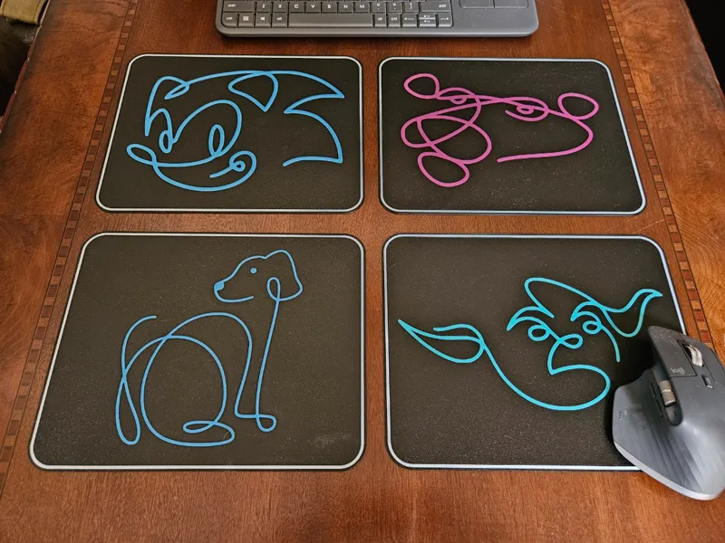 Neon Mousepads - Set 7
