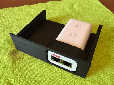 RackMod 1U Slide Module Unifi U-POE-af Injector