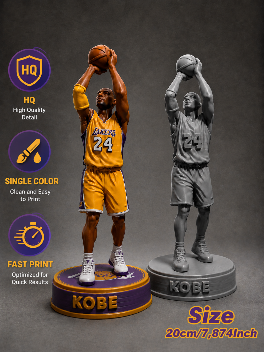 Kobe-Bryant - Free 3D Print Model - MakerWorld