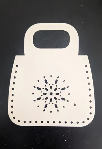 Letrero o emblema decorativo: Parametric Crochet Bag Base | Customisable — vista de referencia 3