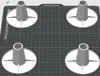 4 on a plate