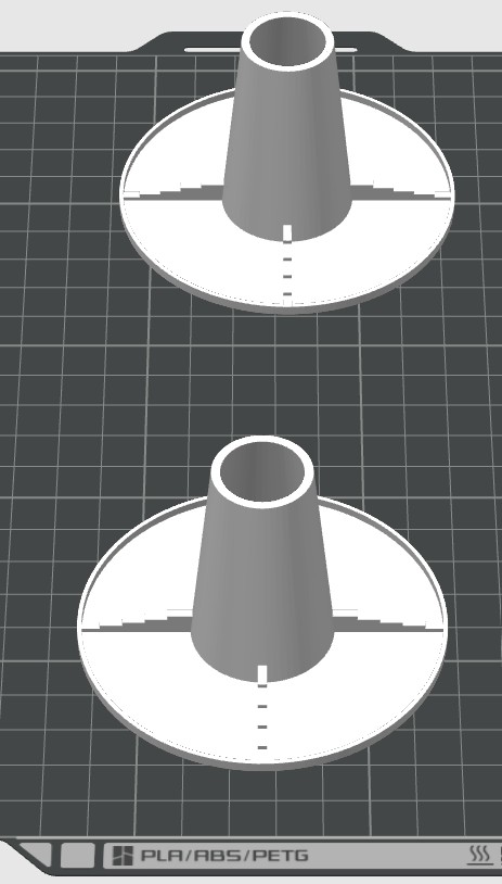 Miniatura 2 do modelo 3D lightweight stackable bottle drainer