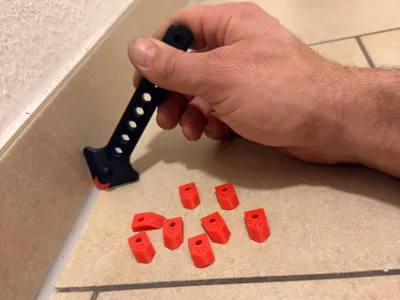 Silicone Scraper Radius Gauge Universal Joints