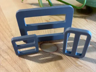 Parametric Strap Slider H Buckle Webbing Adjuster