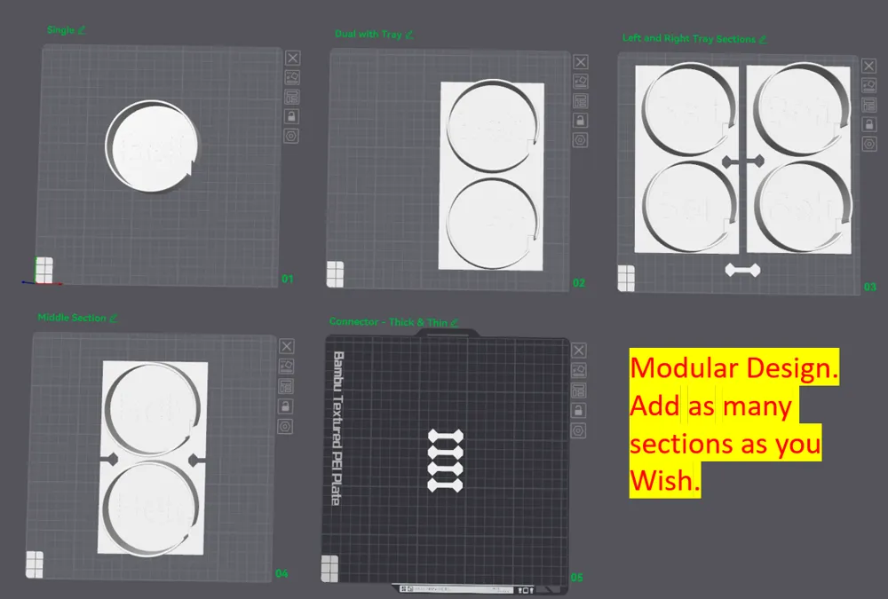 System Maker Belt storage modular system by Maker Dave MakerWorld: Download Free 3D ...
