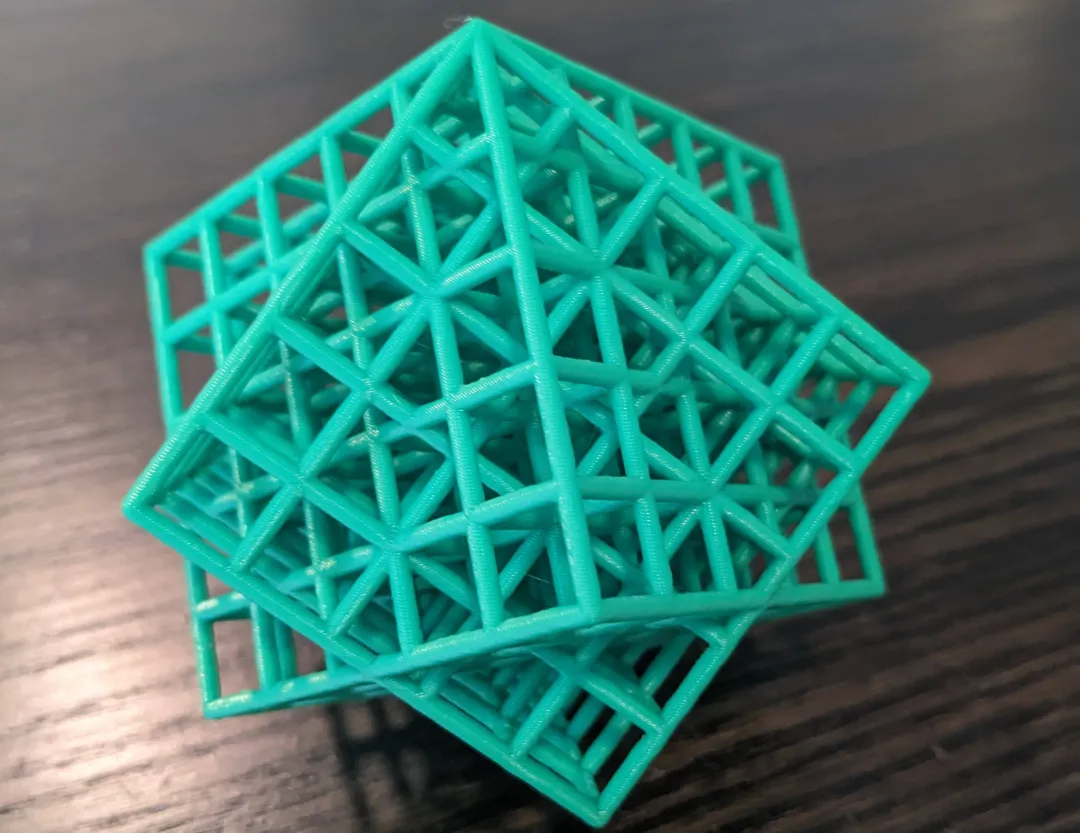 Cube de test d'impression très difficile
