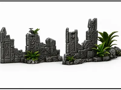 thin walled ruins for exodite set