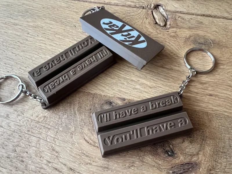 Maternity Leave KitKat Keychain: I’ll Have a Break