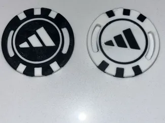 Adidas Shoe Golf Tag Ball Marker Poker Chip