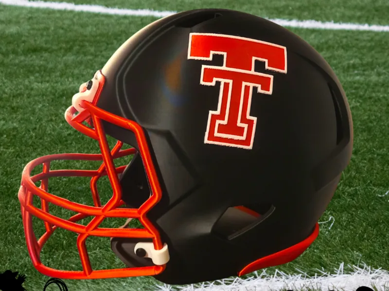 Texas Tech Red Raiders Football Helmet