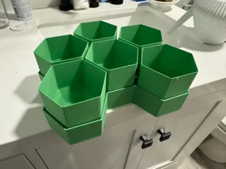 Self-Watering 3" Plant Pot Tray - 6 Pots