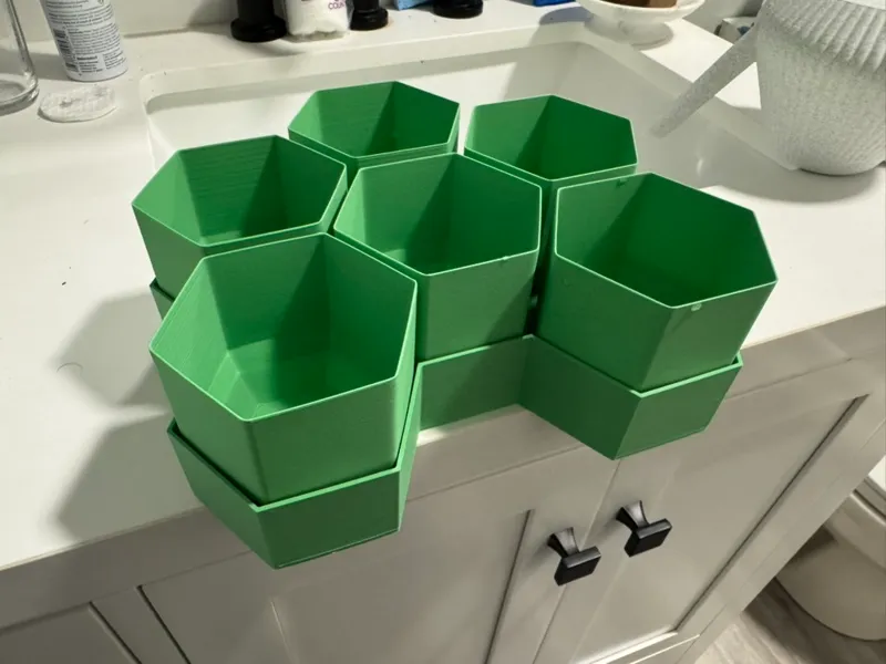 Self-Watering 3" Plant Pot Tray - 6 Pots