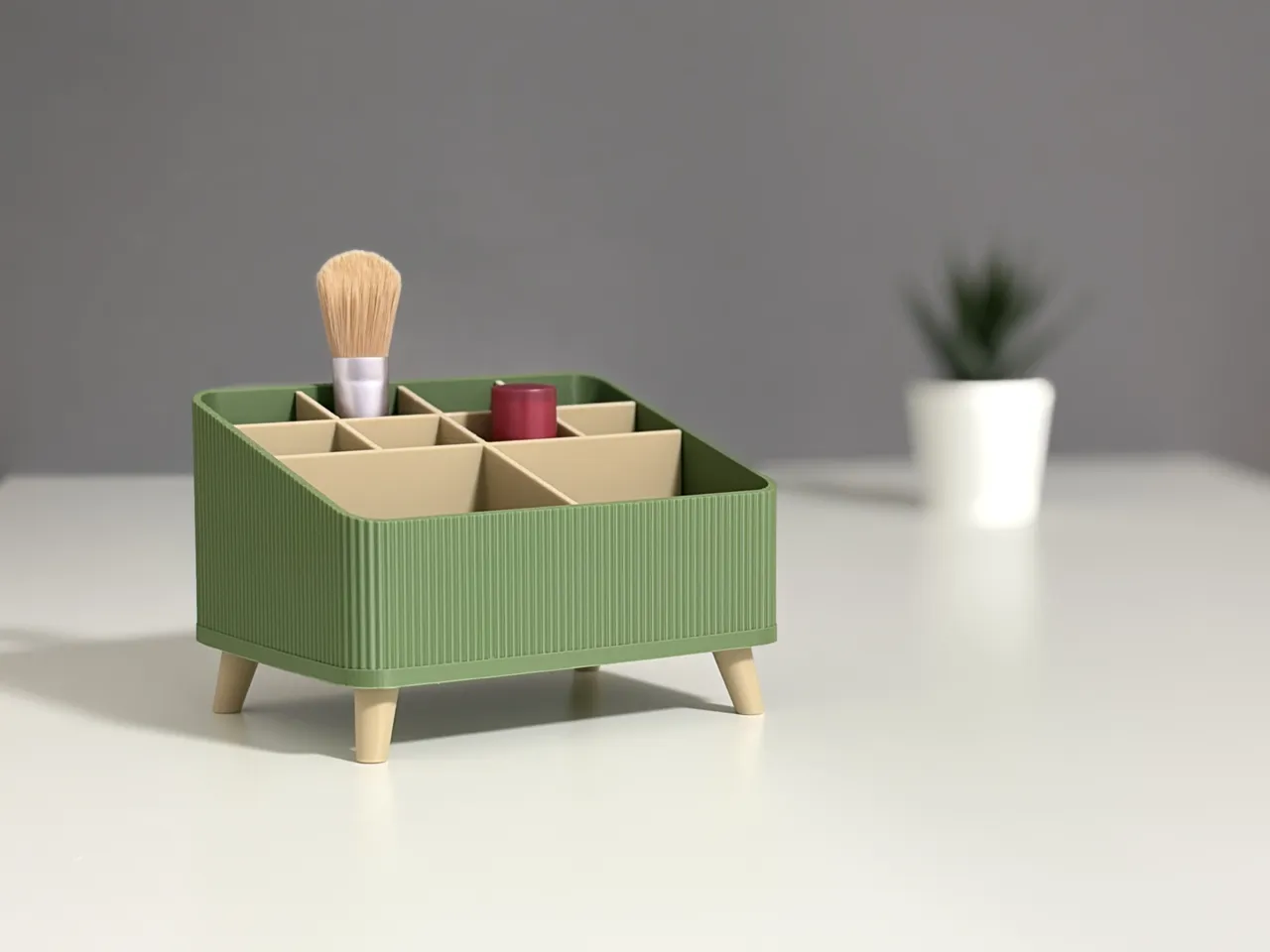 parametric bath and desk organizer view 2