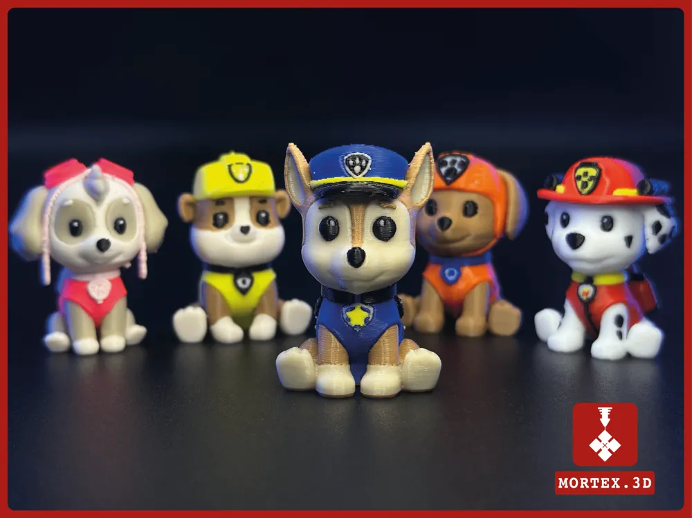 Figura decorativa: Paw Patrol Minifigures. Referencia del modelo original.
