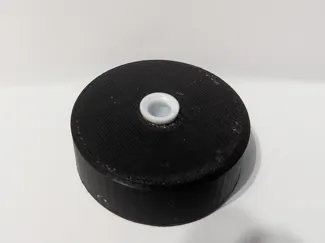 Inverted cap stand for 8oz bottle of Aleene’s glue
