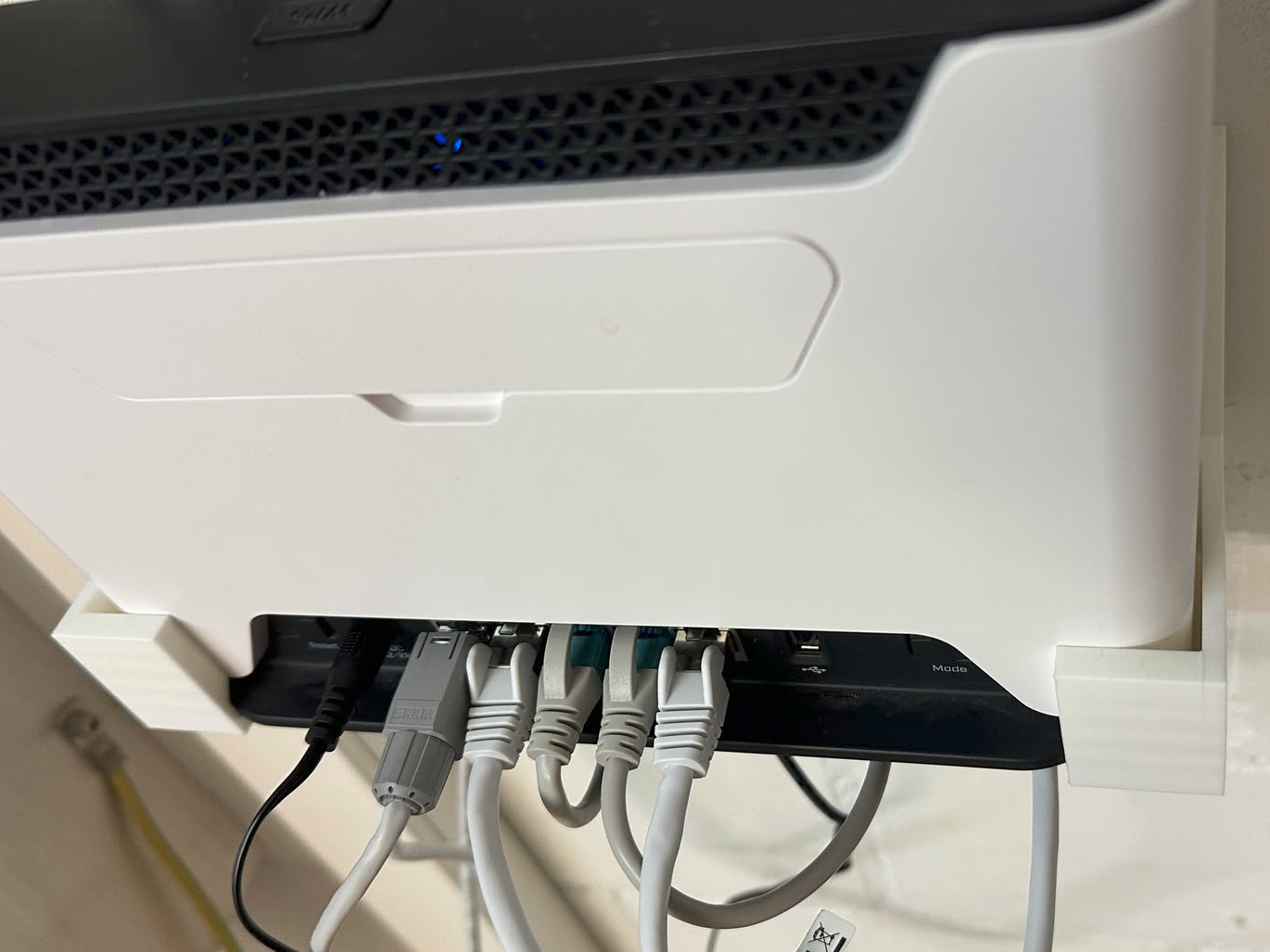 Mikrotik LTE12 (pre-2025 model) wall bracket 3D model