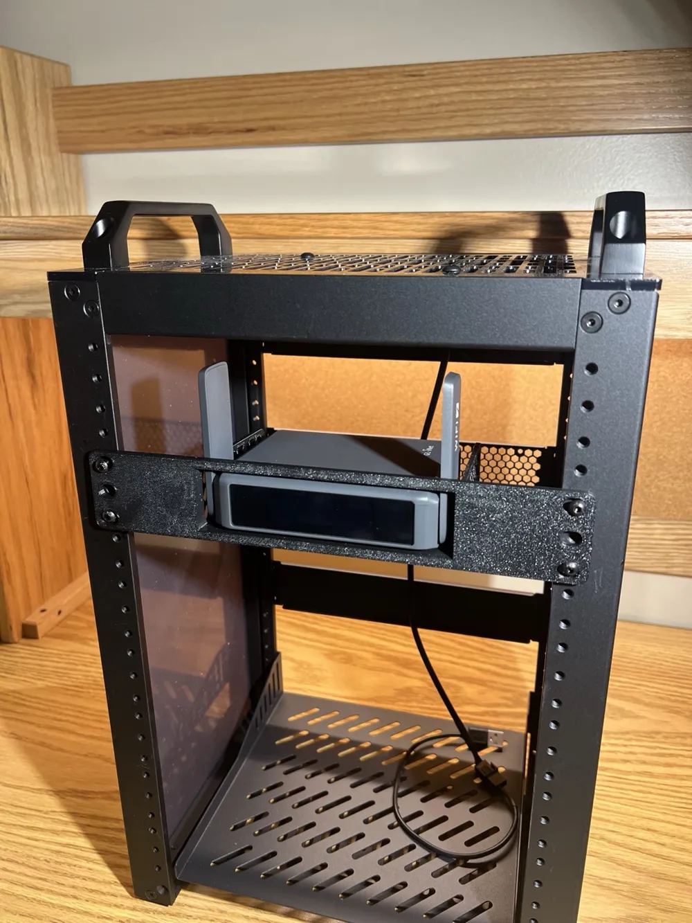 Xplore Net Router Racked GL.iNet Router (GL-BE3600) 10 in Rack mount - Free 3D Print Model ...