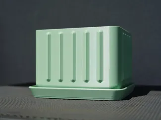 Modern big square planter