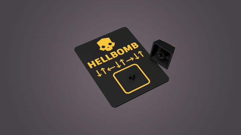 Helldivers Keycap (Hellbomb edition)
