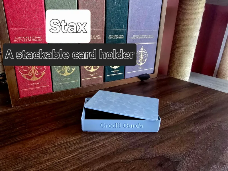Stax | A Stackable Box for Cards
