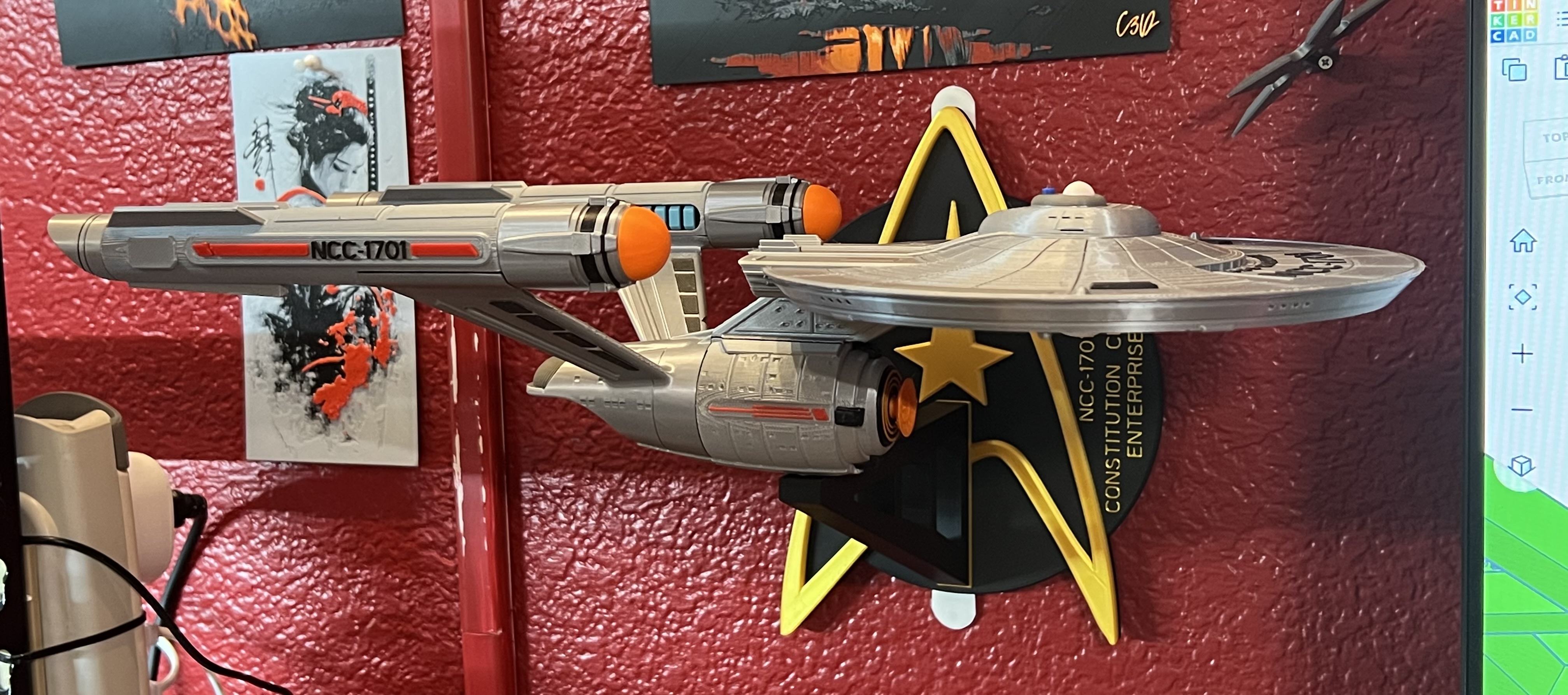 Miniatura 7 do modelo 3D Enterprise Constitution Class