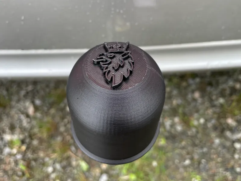 Saab hitch ball cover