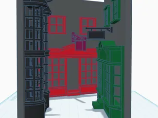 Diagon Ally Book nook