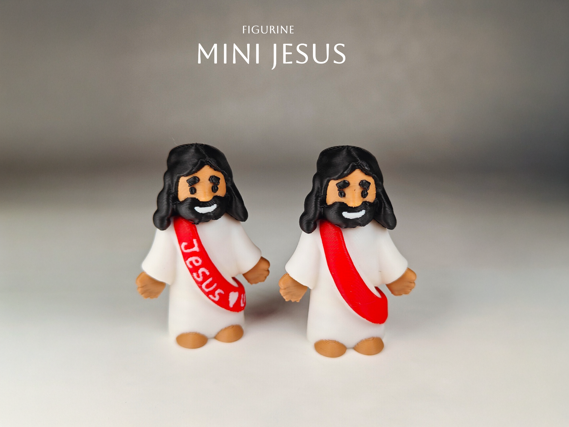 Mini Jesus Figurine (~3” Tall)