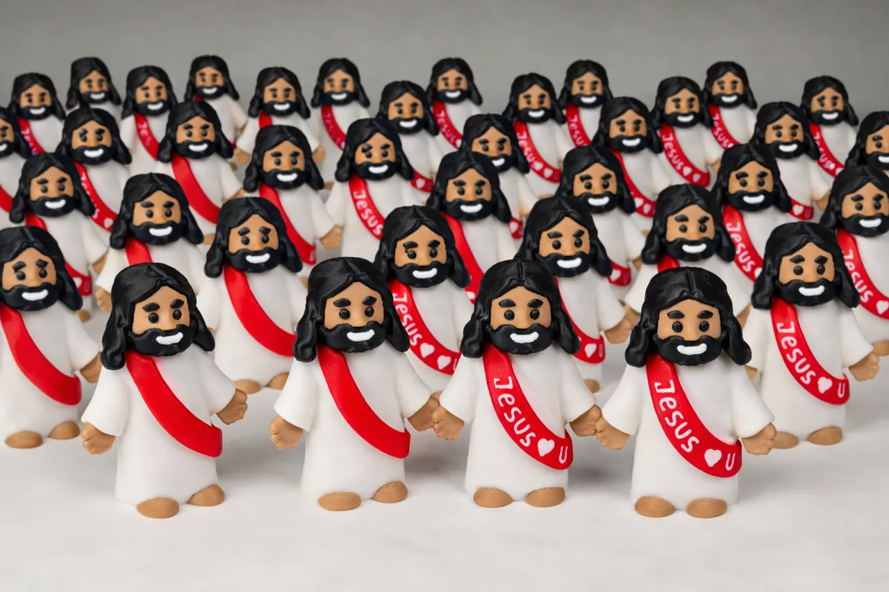 Mini Jesus Figurine (~3” Tall) view 2