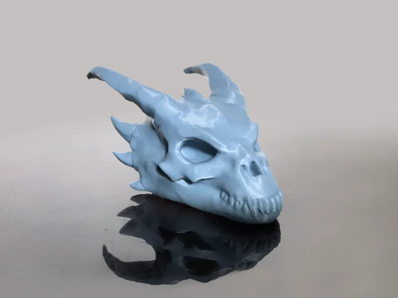 Demon Dragon Skull Fossil Dark Ages 
