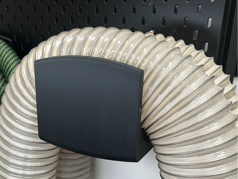 4 Inch Dust Collection Hose Skadis Hanger