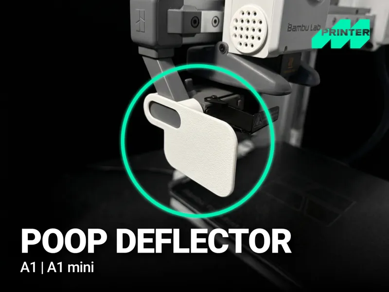 Poop / Purge Deflector | A1 & A1 mini