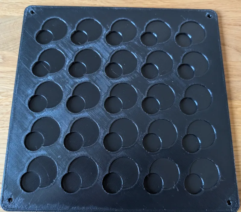 XTool F1 Ultra Jig for 30mm round things keychains