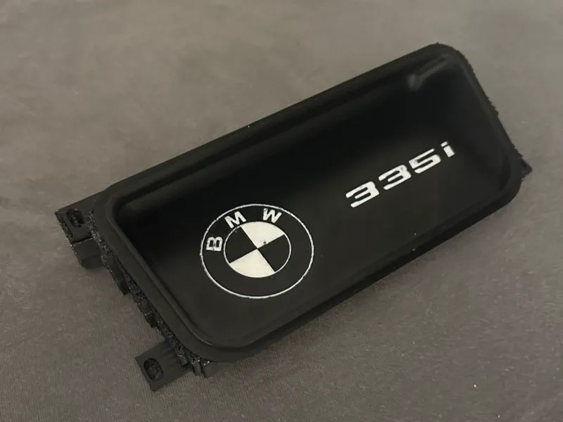 BMW E90 335i Cigarette Replacement With logo+model