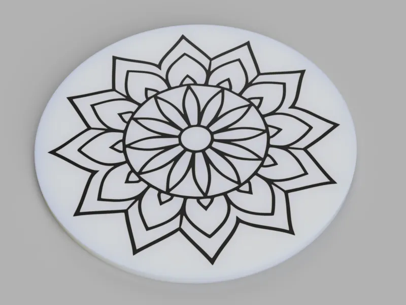 Mandala 2 / Untersetzer / Coaster