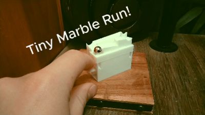 Mini Mechanical Stepper Marble Run