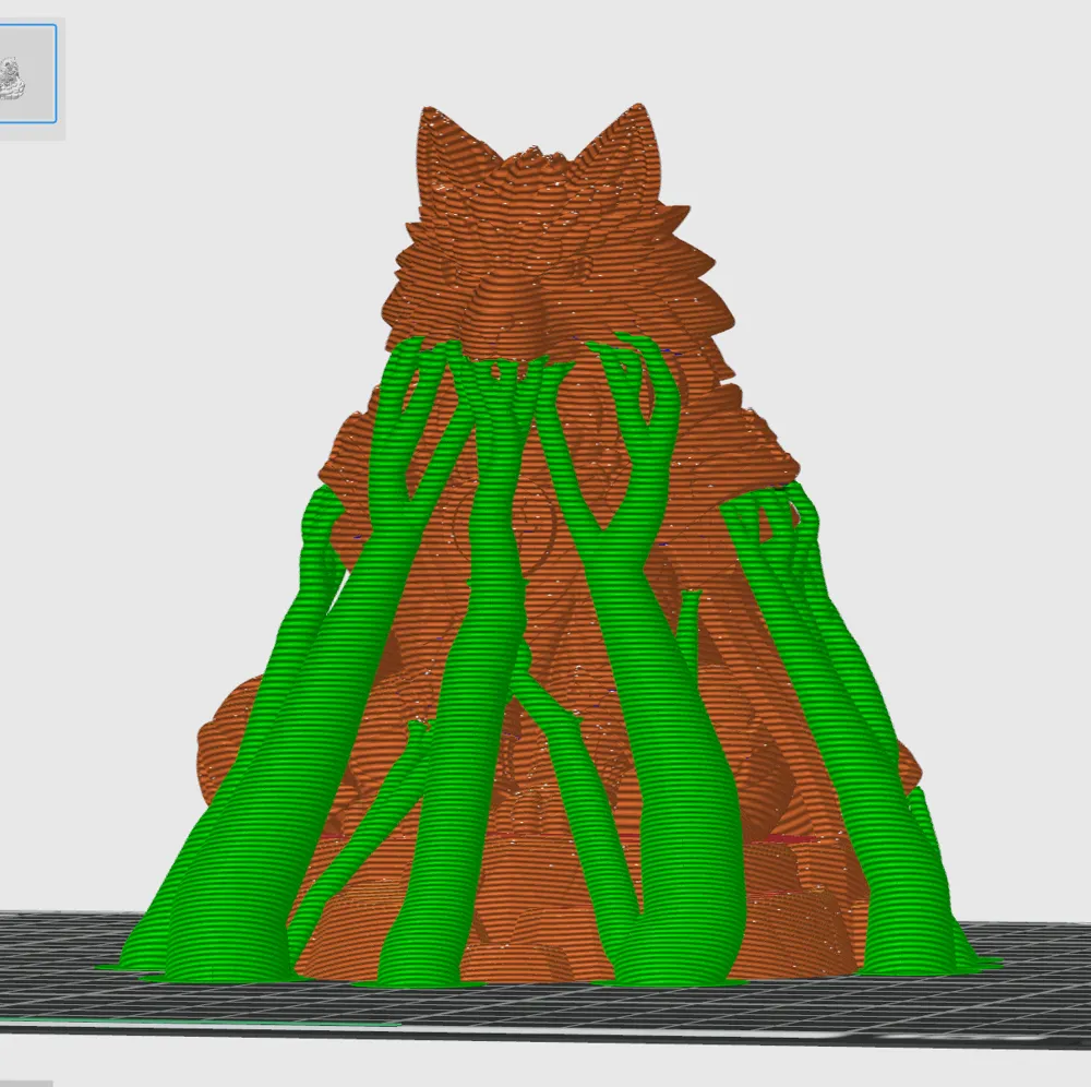 Unic Wolf Runic Wolf Guardian figurine - Free 3D Print Model - MakerWorld