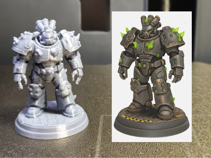 Fallout Vulcan PowerArmor Miniature 44mm
