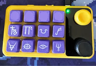 D&D spell type PC keyboard Keycaps